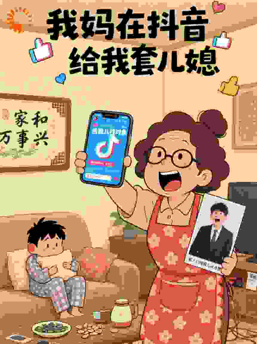 我妈在抖音给我套儿媳